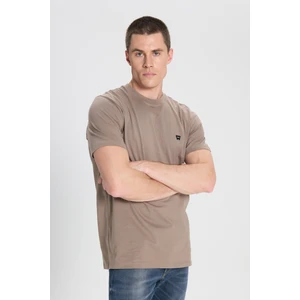 Regular Fit Normal Kesim Bisiklet Yaka %100 Pamuk Yeşil Tişört