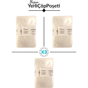 Yerli Çöp Poşeti Korbell 15/16L Uyumlu Yerli Bebek Bezi Çöp Poşeti 3lü
