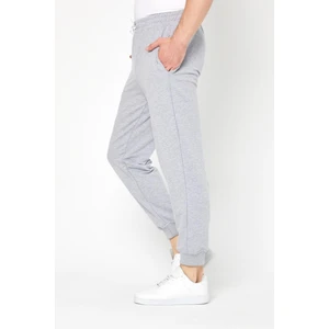 Jogger Fit Erkek Gri Melanj Eşofman Altı