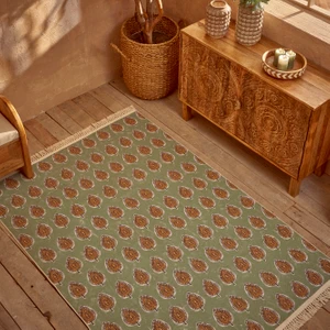 Bella Maison Indian Kilim Yeşil (120x180 cm)
