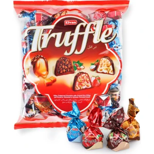 Truffle Mix Sütlü Çikolata Karışımı 500 g – Fındık, Karamel, Çilek ve Hindistan Cevizi Aromalı Lezzetler