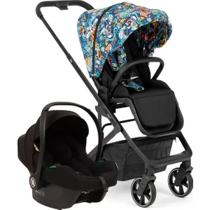 Neo 2 Cosmo Travel Sistem Bebek Arabası Multicolor - Black