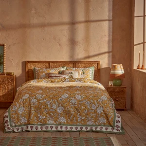 Bella Maison %100 Pamuk Saten Indian Çift Kişilik Nevresim Seti (200X220)