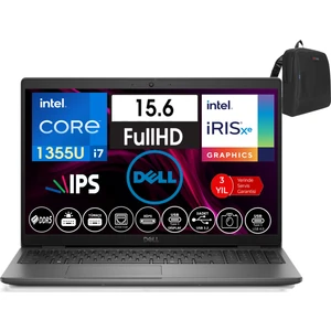 Latitude 3550 Intel Core I7 1355U 16GB Ddr5 2tb SSD  15.6" Fhd IPS Freedos Taşınabilir Bilgisayar WN012L54501404+ZETTAÇANTA