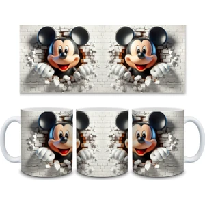 Mickey Mouse Baskılı Kupa Bardak, Mickey Fare Baskılı Kupa Bardak