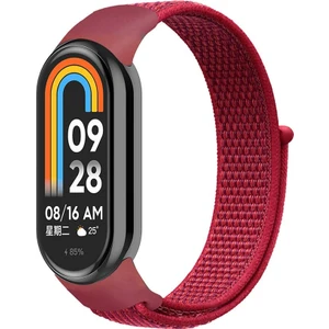 Xiaomi Mi Band 8 / 9 Uyumlu Spor Loop Kordon Hasır Örgü Kayış Cırt Cırtlı Velcro