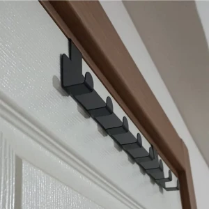 Tekno Trust Modern Metal Siyah Amerikan Kapı Arkası Askılık Organizer Askılık ve Mutfak Banyo Kapı Arkası Askılık