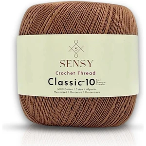 Classic 10 Tığ İpi 100% Merserize Pamuk Örgü İpi, Dantel İpi, Giza Mısır Pamuğu Dantel İpliği