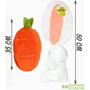 Özgüner Oyuncak Sevimli Peluş Çilek Tavşan