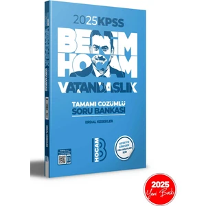 Benim Hocam Yayınları 2025 KPSS Vatandaşlık Tamamı Çözümlü Soru Bankası