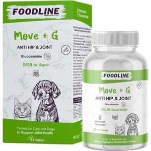 Hip&joint Glucosamine 75 Tablet | Kedi ve Köpekler Için Kas Sağlığını Destekleyici