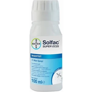 Solfac Super EC25 100 ml Sinek Sivrisinek Uçan Haşereler Pire Bit  Vb. Haşere Ilacı