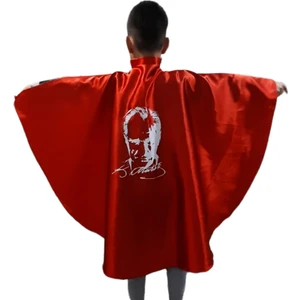 Denbu Tekstil 23 Nisan Özel Baskılı Kırmızı Atatürk Pelerin