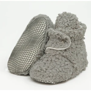 Ella Bonna Teddy Bebek Pandufu, Kaydırmaz Taban, Organik Pamuk Astar, Ev Kreş Ayakkabısı, Gri