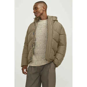 Jack & Jones Jjworld Puffer Jacket Bej Erkek Mont
