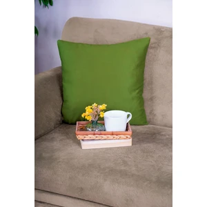 Premium Kadife Dokulu Süet Kırlent Kılıfı Haki Yeşil (45X45)