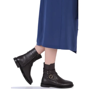 Kuum London K151204 Termal Kürklü Kadın Klasik Düz Kışlık Bot