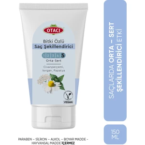 Bitki Özlü Saç Şekilendirici 5 Orta - Sert 150 ml