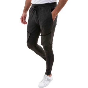 Kargo Cepli Antrasit Rengi Slim Fit Erkek Eşofman