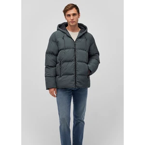 Kapüşonlu Yeşil Şişme Mont 0110349-71598