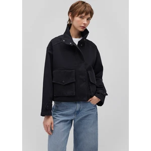 Dik Yaka Antrasit Oversize Ceket 1110254-70087