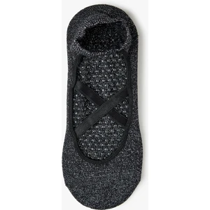 Yoga Çorabı Bant Detaylı Simli