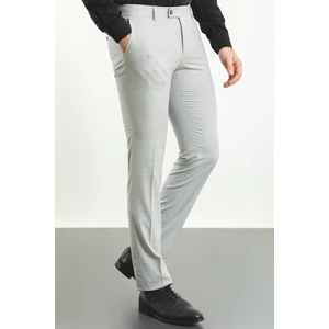 Desenli Slim Fit Klasik Erkek Pantolon