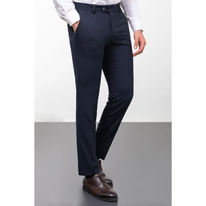 Düz Lacivert Renk Slim Fit Klasik Erkek Pantolon
