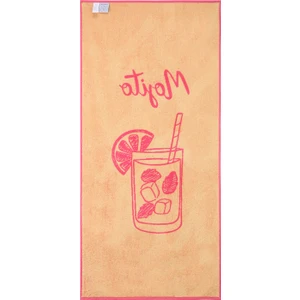 Boyner Evde Plaj Havlusu Bambu Malzeme ile 70 x 150 cm Pembe Renkli Yumuşak Dokulu