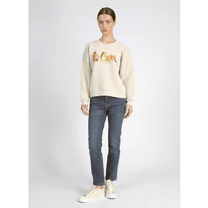 Lee Cooper O Yaka Baskılı Siyah Kadın Sweatshırt 251 Lcf 241005 Tıla Siyah