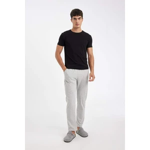 Regular Fit Beli Bağcıklı Düz Paça Cepli Pijama Altı Z7323AZ24AU