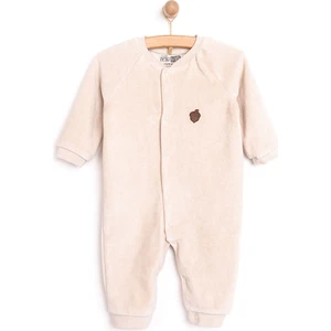 HelloBaby Erkek Kadife Patiksiz Tulum Erkek Bebek