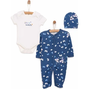 Kız Tulum-Body-Şapka Kız Bebek