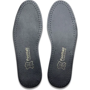 Exclusive Hakiki Deri Ayakkabı Tabanlığı, Parfümlü, Koku Önleyici Ter Emici, Leather Insole, Siyah