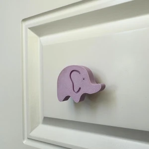 Pomerol mor Fil Dolap Kulpu - Çocuk Odalarına Masalsı Bir Hava Getiren Mobilya Kulpu!, Kulp D