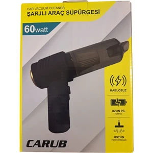 Şarjlı Araç Süpürgesi 60WATT 6 Parça