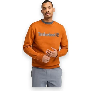 TB0A5UJY Linear Logo Crew Neck Sweat Erkek Sweatshirt