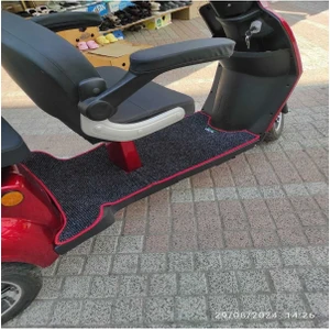 Elektrikli Motosiklet Aksesuar Koruyucu Paspas Volta Vm4+ Vm4+ Vm 4 + Uyumlu Kırmızı Kenar Overloklu