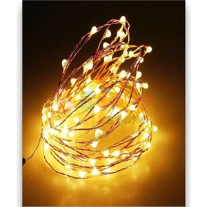 Oso Home LED 5 Metre Sarı Renk Peri LED Işık Bahçe Balkon Ağaç Lambası Aydınlatma Dekorasyon 5 Metre