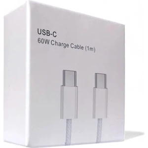 iphone 15 / 15 Plus / 15 Pro / 15 Pro Max Uyumlu  Orijinal Şarj Kablosu Type-C 60W Örgü Kablo