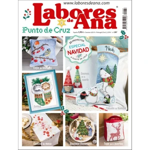 Punto de Cruz Navidad Las Labores de Ana Nakış Elişi Hobi Dergisi No: 287