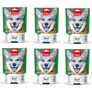 Kurutulmuş Dana Ciğeri Köpek Ödülü 40 Gr. x 6 Adet