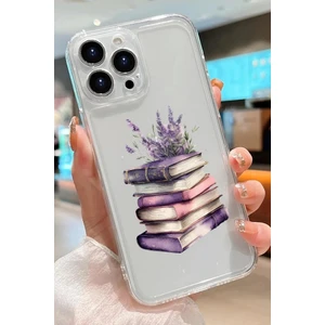 3gen Case Apple Iphone Modelleri Uyumlu Kitap Çiçek Desenli Şeffaf Silikon Kılıf Model3