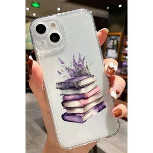3gen Case Apple Iphone Modelleri Uyumlu Kitap Çiçek Desenli Şeffaf Silikon Kılıf Model3