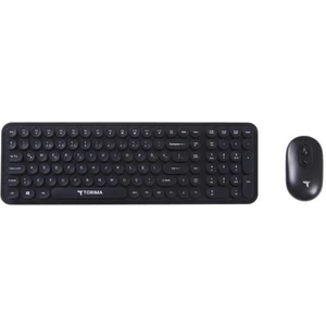 Tmk-07 Siyah Retro Daktilo Görünümlü Kablosuz Q Klavye Mouse Seti