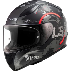 Ls2 Rapıd 2 Cırcle Mat Siyah-Kırmızı Kask