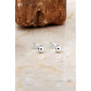 Sümer Telkari 5 mm Gümüş Top Küpe 7073