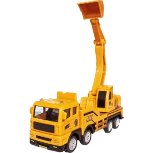 Berat Toys Berattoys 17 cm Oyuncak Kamyon Kırılmaz Oyuncak Vinç Çekici Oyuncak Iş Araçları Sürtmeli Iş Makinası