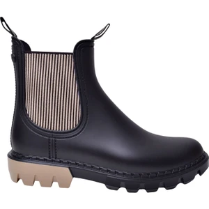 W10317 Rock Bicolor Siyah Kadın Bot