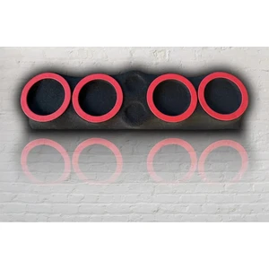 Universal Pandizot 4X16 CM + 2X10 CM Uyumlu Pandizot Siyah Renk Kırmızı Lens’li 16 CM Pandizot